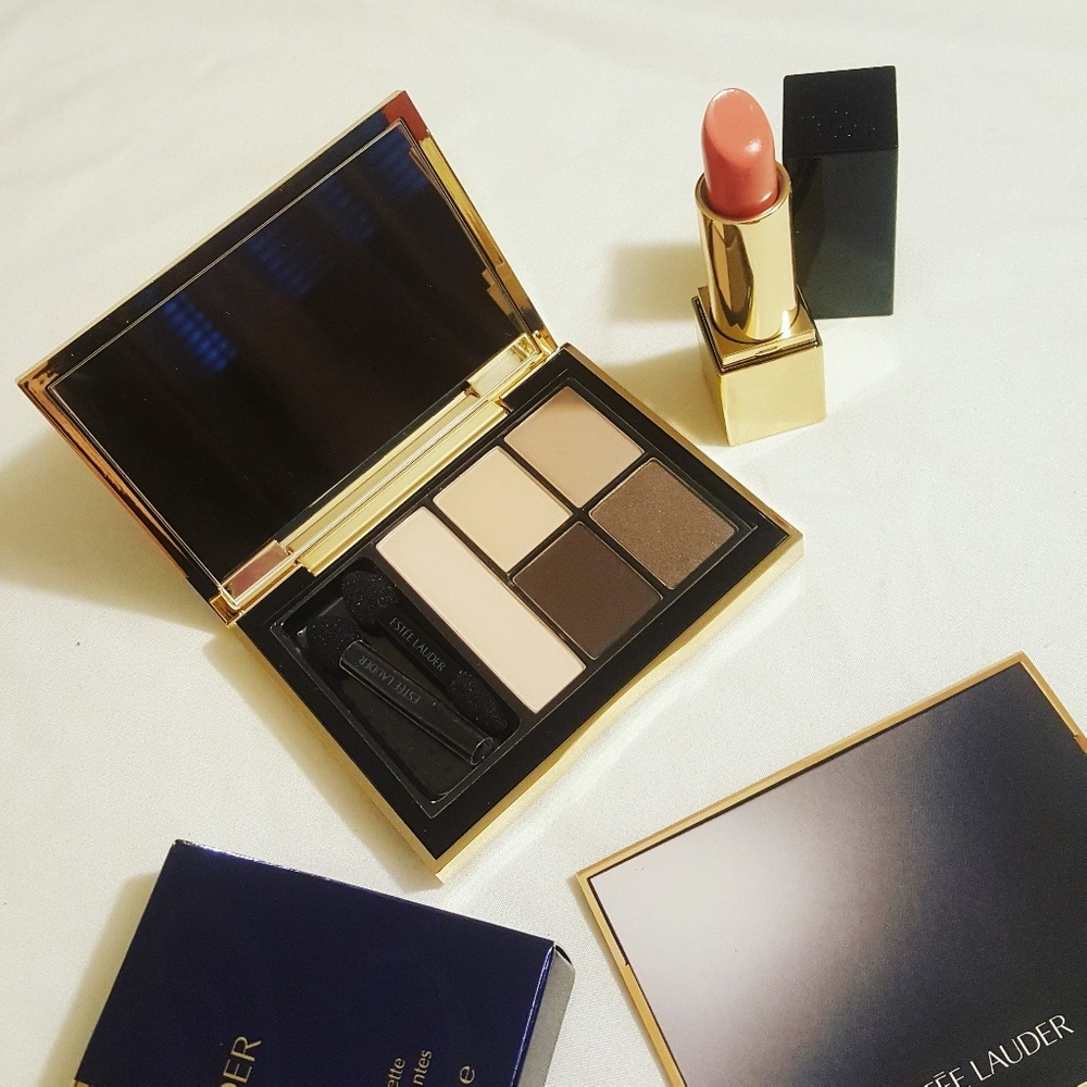 Brand New Estee Lauder Eyeshadow and Lipstick Set